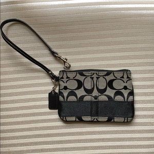 Vintage Black Coach Wristlet